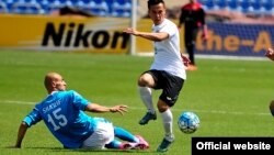 Tajikistan/Jordan -- Football play between Istiqlol (Tajikistan) and Al-Faisali (Jordan), 27Apr2016