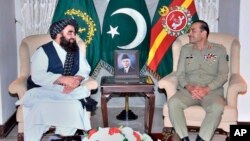 جنرال عاصم و امیر خان متقی وزیر امورخارجه طالبان