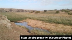 Бердовское водохранилище, октябрь 2024 года