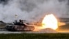 Ілюстраційне фото. Український танк Т-84 стріляє під час міжнародних навчань «Танковий виклик сильної Європи-2018». Німеччина, 8 червня 2018 року