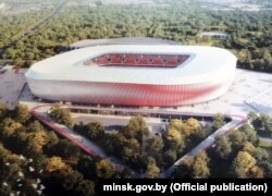 Нацыянальны футбольны стадыён, ілюстрацыя