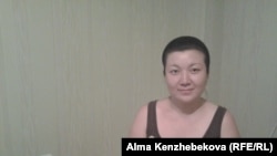 Жительница Алматы Шолпан Баймурзаева. 4 августа 2015 года.