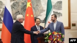 Орусия, Кытай жана Иранадын расмий өкүлдөрү. Бээжин, 14-март 2025-жыл