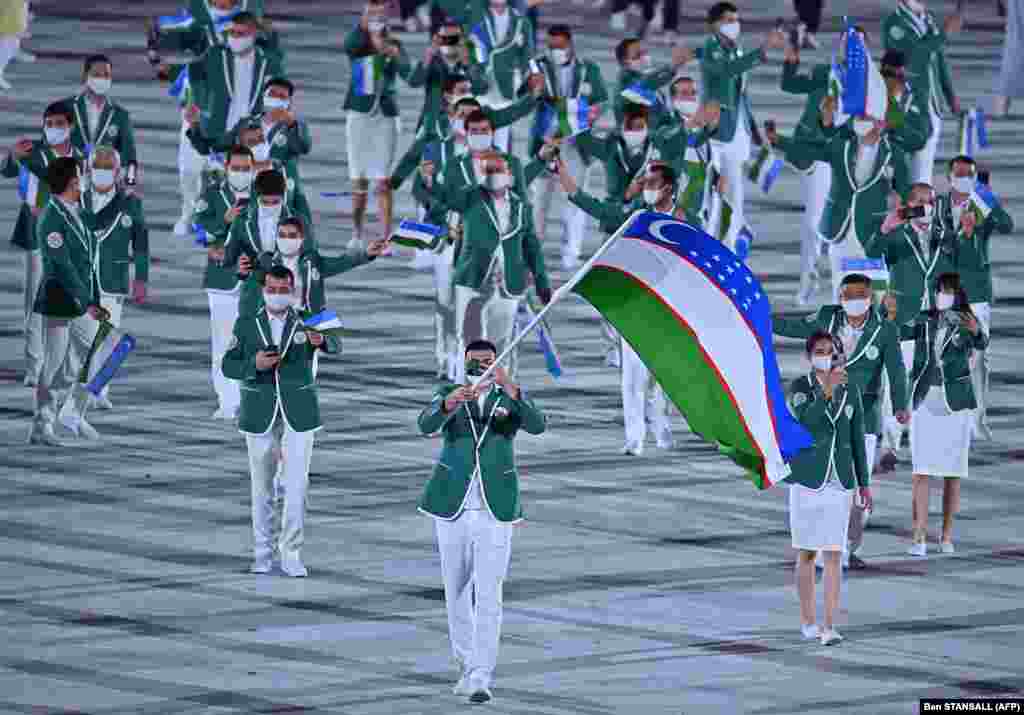 Дэлегацыя Ўзбэкістану.