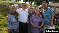 Рөстәм Миңнеханов Искешәһәр Сабантуенда, 2013 ел