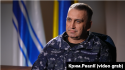 Командующий Военно-морскими силами Украины Алексей Неижпапа во время интервью Крым.Реалии. Одесса, 27 марта 2025 года