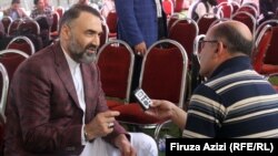 عطامحمد نور، والی پشین بلخ و نسیم شفق خبرنگار رادیو آزادی