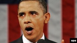 Բարաք Օբաման հանդես է գալիս իր առաջին ամենամյա ուղերձով, Վաշինգտոն, 27-ը հունվարի, 2010 