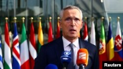 ՆԱՏՕ-ի գլխավոր քարտուղար Յենս Ստոլտենբերգը, արխիվ, Բրյուսել: 