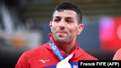 Саид Моллаи. Ирандын качып, Монголиянын атынан чыккан дзюдочу күмүш медал утту. 28-июль, 2021-жыл. 