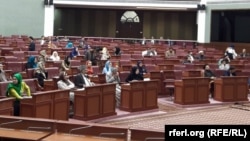 تعدادی از اعضای مشرانو جرگه افغانستان