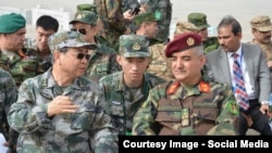 Встреча китайских и афганских военных. Иллюстративное фото.