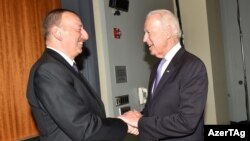 İlham Əliyevin Vaşinqtonda Birləşmiş Ştatların vitse-prezidenti Co Bayden ilə görüşü. 2016