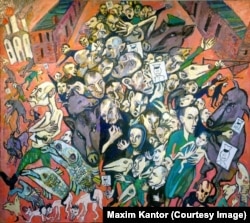 Картина Максима Кантора "Коричневая весна"