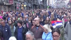 Serbian Protesters March For 21st Time