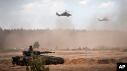 Вучэньні на палігоне Падбродзьдзе ў траўні 2024 году