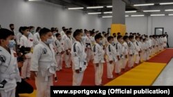 Жаңы ачылган дзюдо академиясы. Бишкек шаары. 9-апрель, 2021-жыл. 