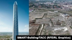 Ахмат-Тауэр: проект и реальность по состоянию на октябрь 2016 г. (более свежего на сайте строительной компании нет)