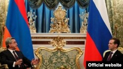 Встреча президентов Армении и России в Кремле, Москва, 24 октября  