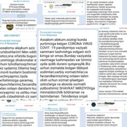 Ozodlikka bir kunda yuzlab bir xil mazmundagi xatlar yuborildi