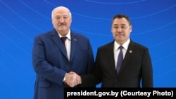Аляксандар Лукашэнка і Садыр Жапараў