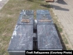 Пастамэнты помнікаў аўтарства Ігара Засімовіча