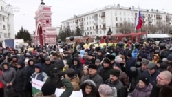 Казанда 600ләп кеше катнашында ризасызлык митингы үтте