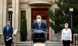 Никол Пашинян на брифинге для журналистов, 4 июня 2020 года