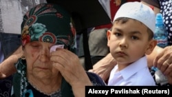 Під час вшанування жертв депортації. Бахчисарайський район Криму, 18 травня 2019 року