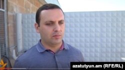 Адвокат Ерем Саргсян в Гюмри, 12 августа 2015 г.