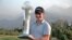 Шотландский гольфист Скотт Генри, победитель турнира Kazakhstan Open. Алматы, 16 сентября 2012 года.       