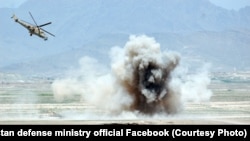 آرشیف، حمله هلیکوپتر نیروهای هوایی افغانستان در ولایت فاریاب