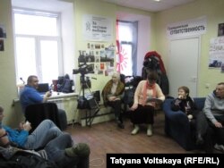 В офисе "Гражданского комитета" на Невском проспекте