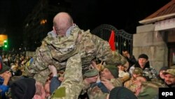 Украиналык "Айдар" батальонунун жоокерлери. 2015