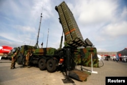 Установка SAMP/T на международной военной ярмарке в Кельце (Польша)