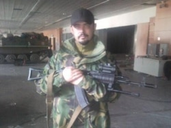 Кирило Недря у Донецькому аеропорті. Жовтень 2014 року