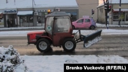 Sneg u Kragujevcu, foto: Branko Vučković