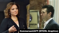 Орусиялык адвокат Наталья Весельницкая (солдо) жана АКШ президентинин уулу Дональд