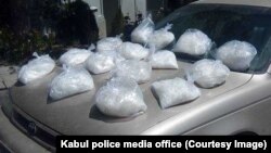 شیشه تولید شده در افغانستان که ضبط شده است