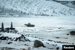 Вид на американську базу Пітуффік (колишня авіабаза Туле) у Гренландії, 4 жовтня 2023 року