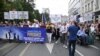 grab March In Protest Of First-Ever Pride Parade Held In Sarajevo