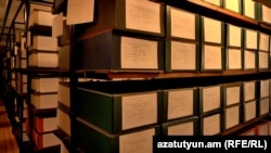 Armenia- Documents kept at the National Archive, Yerevan, May 14, 2025.