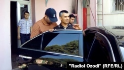 Шухрат Кудратов во время задержания. 2014 год