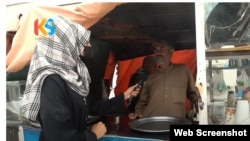 یک توتیوبر زن افغان (عکس آرشیف) 