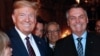 ABŞ prezidenti Donald Trump (solda) və Braziliya lideri Jair Bolsonaro 