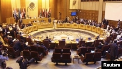 Араб лигасынын тышкы иштер министрлеринин Сирия боюнча жыйыны. Каир, 12-ноябрь 2012