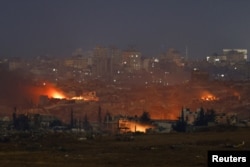 Вил на сектор Газа с израильской стороны. Май 2025 года