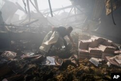 Російська ракета влучила у друкарню «Фактор-Друк» в Харкові, 23 травня 2024 року