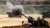 Газа тилкесине чек аралаш жерден Израил армиясы артиллериядан атууда, 30-июль, 2014 