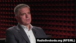 Вадим Пристайко, колишній міністр закордонних справ України в студії Радіо Свобода 18 червня 2025 року